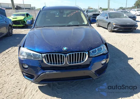 2017 BMW X3 Sdrive28I из США, поврежденный, VIN 5UXWZ7C32H0V86760